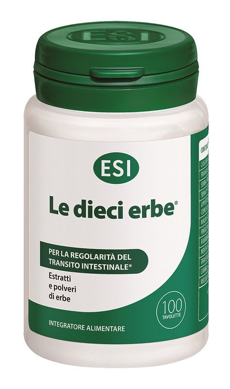 Esi le Dieci Erbe - Integratore per la Regolarità Intestinale - 100 Tavolette