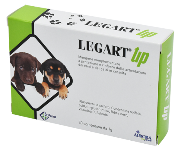 Legart Up Integratore per Articolazioni di Cani e Gatti 30 Compresse