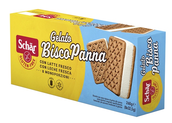 SCHAR SURGELATI GELATO BISCO PANNA BONTA' D'ITALIA 8 X 32,5G