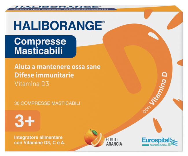 Haliborange Integratore di Vitamina D3 30 Compresse
