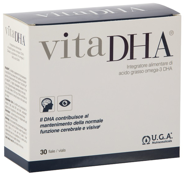 Vita DHA - Integratore di Omega 3 DHA - 30 Fiale Monodose x 6.5 ml