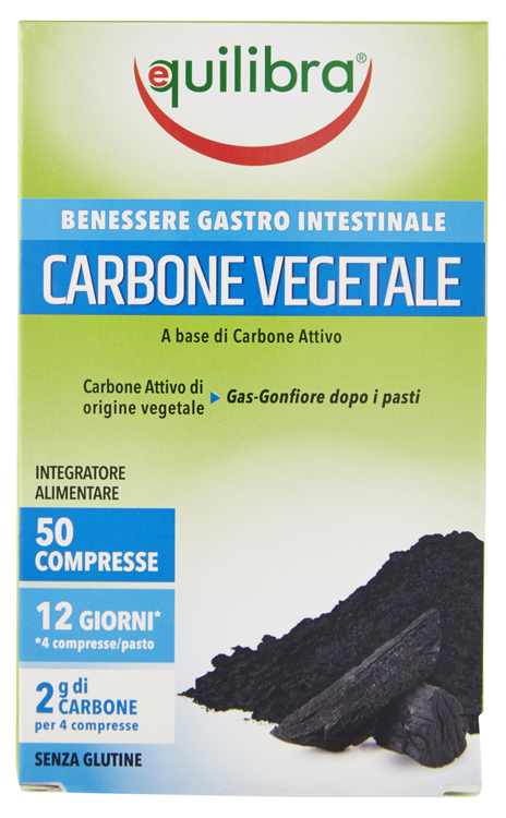 Carbone Vegetale Integratore Digestivo 50 Compresse
