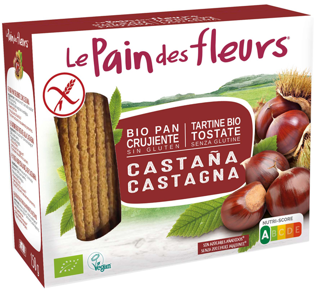 PRIMEAL PAIN DES FLEURS CASTAGNA SENZA ZUCCHERI AGGIUNTI SENZA LIEVITO 150 G