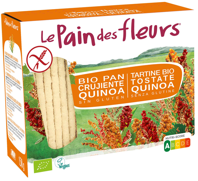 PRIMEAL PAIN DES FLEURS TARTINE TOSTATE ALLA QUINOA SENZA LIEVITO 150 G