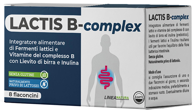 Lactis B Complex Integratore Fermenti Lattici 8 Flaconcini