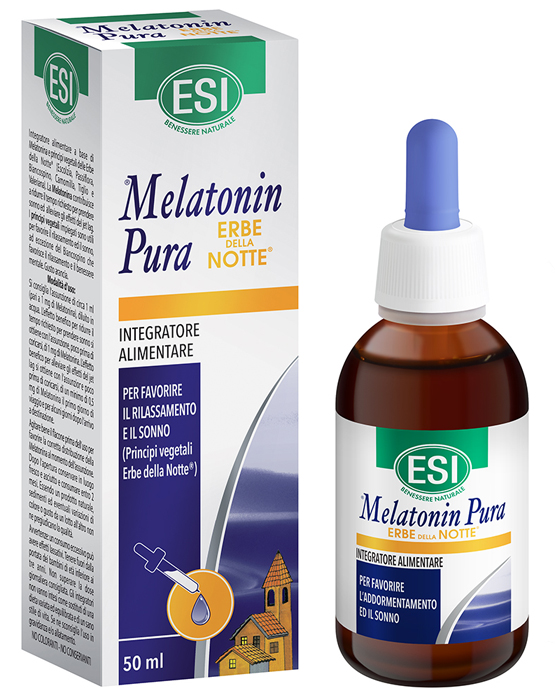 Esi Melatonin Pura Erbe della Notte - Integratore per Favorire il Sonno - Gocce 50 ml