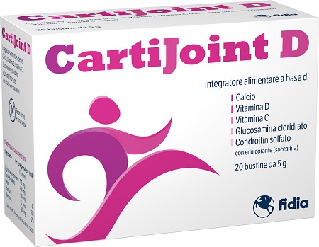 CartiJoint D - Integratore Calcio e Vitamina - 20 Bustine