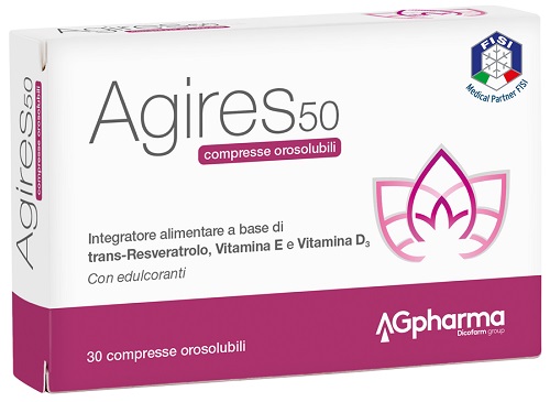 Agires 50 - Integratore di Vitamina D - 30 Compresse Orosolubili