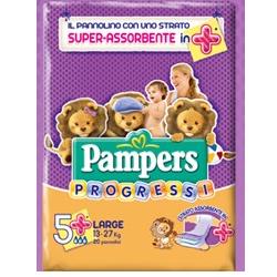 PAMPERS PROGRESSI PLAYTIME LARGE 40 PEZZI