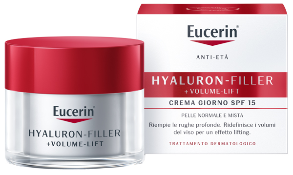 Eucerin Hyaluron-Filler - Crema Viso Anti-Età Volumizzante per Pelle Normale e Mista - 50 ml