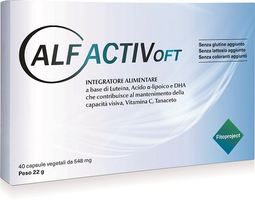 Alfactiv Oft Integratore Funzione Visiva 40 Capsule