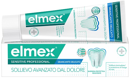Elmex Sensitive Professional - Dentifricio Whitening per Denti Sensibili - 75 ml