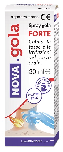 Nova Gola Spray Forte - Trattamento di Infiammazioni del Cavo Orale - 30 ml