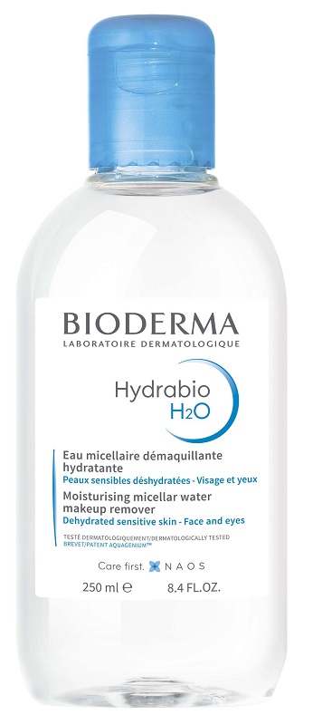 Bioderma Hydrabio H2O - Soluzione Micellare Detergente Struccante per Pelle Sensibile - 250 ml