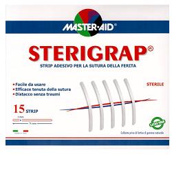 CEROTTO PER SUTURA MASTER-AID STERIGRAP 7,5X0,3 15 PEZZI