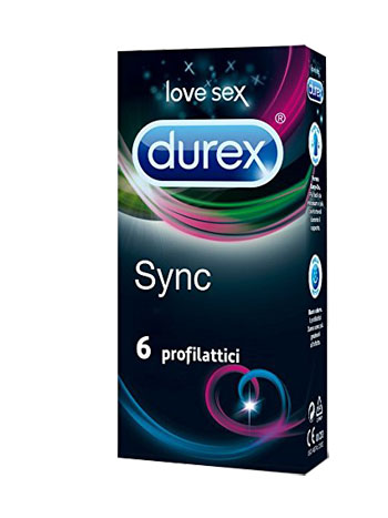 Durex Sync Profilattici 6 Pezzi