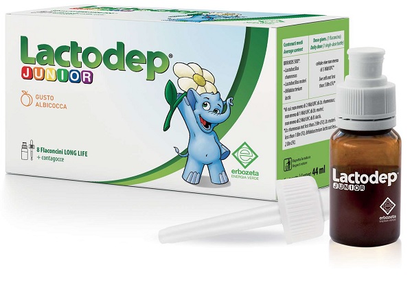 Lactodep Junior - Integratore di Fermenti Lattici - 8 Flaconi x 5.5 ml