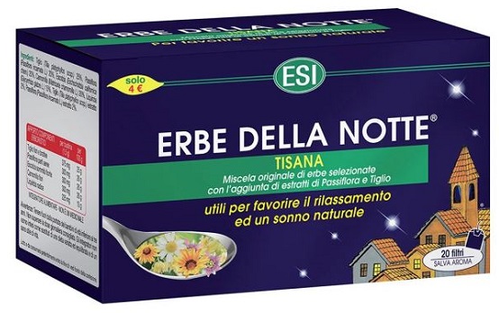 Esi Erbe della Notte - Tisana Rilassante e Digestiva - 20 Filtri