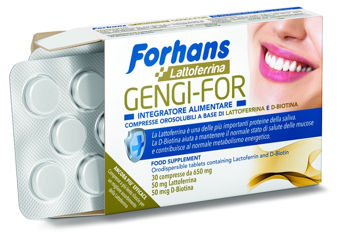 Forhans Gengi For Integratore Mucose Orali 30 Compresse