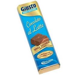 GIUSTO SENZA ZUCCHERO CIOCCOLATO LATTE 42 G