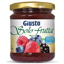 GIUSTO SOLO FRUTTA MARMELLATA FRUTTI ROSSI 284 G