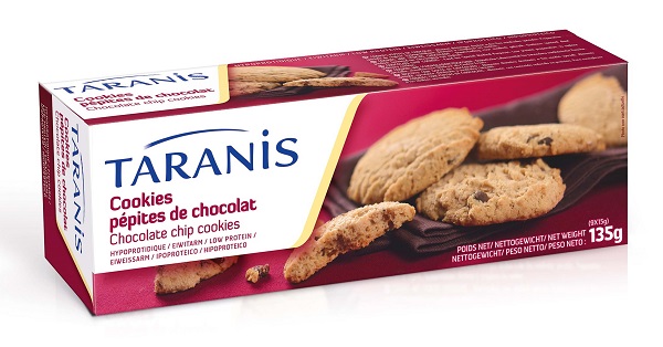 TARANIS COOKIES CON PEPITE AL CIOCCOLATO 3 MONOPORZIONI 45 G
