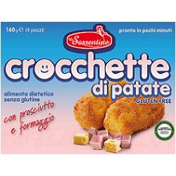 LE SORRENTINE CROCCHETTE DI PATATE CON PROSCIUTTO E FORMAGGIO 4 PEZZI 40 G