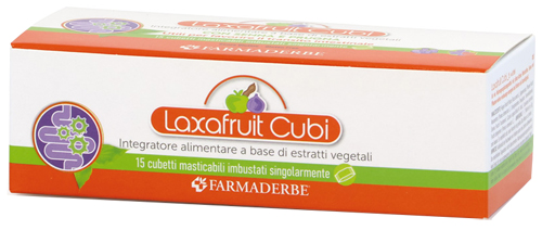 LaxafruitCubi Integratore per Transito Intestinale 15 Pezzi