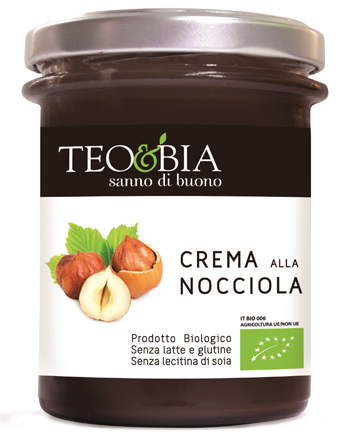 TEO&BIA-CREMA ALLA NOCCIOLA BIO SENZA LATTE 212 G