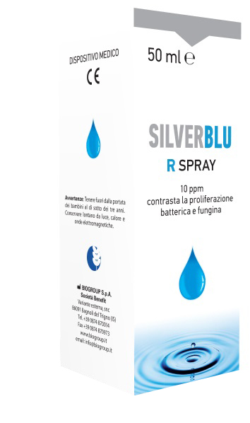 Silver Blu R Spray per Proliferazione Batterica e Fungina 50 ml
