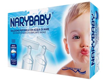 NARY BABY SOLUZIONE IPERTONICA 15 MONODOSE 5 ML