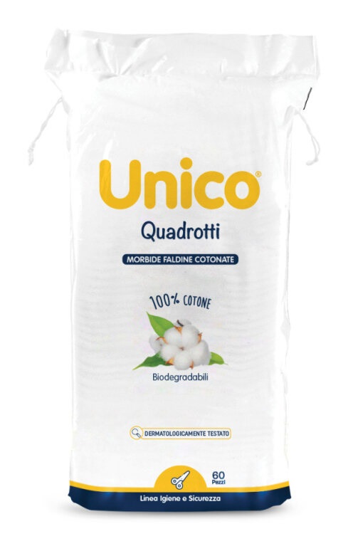 UNICO QUADROTTI 100% COTONE 60 PEZZI
