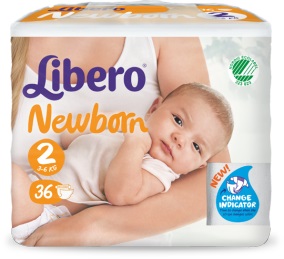 LIBERO NEWBORN PANNOLINO PER BAMBINO TAGLIA 2 6X36 PEZZI