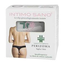 INTIMO SANO PERIZOMA DONNA NERO EXTRALARGE