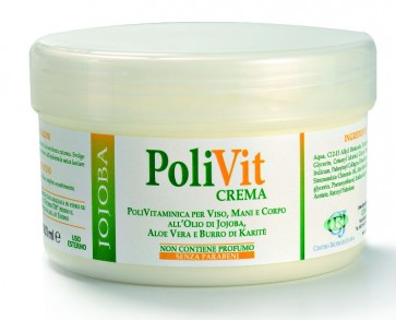 Polivit - Crema Corpo Emolliente per il Trattamento di Psoriasi - 500 ml