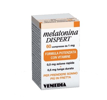 Melatonina Dispert 1mg Integratore per Dormire 60 Compresse