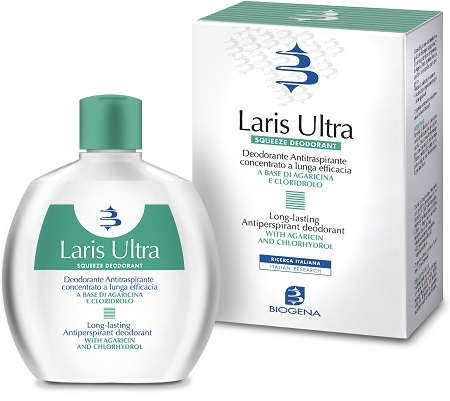 Biogena Laris Ultra - Deodorante Antitraspirante Concentrato 24H - 50 ml