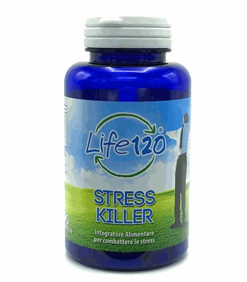 Life 120 Stress Killer - Integratore per Contrastare lo Stress - 90 Compresse