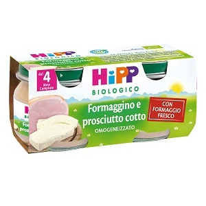HIPP BIO HIPP BIO OMOGENEIZZATO FORMAGGINO PROSCIUTTO 2X80 G