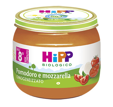 HIPP BIO HIPP BIO OMOGENEIZZATO SUGO POMODORO MOZZARELLA 2X80 G