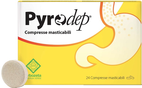 Pyrodep - Integratore Digestivo - 24 Compresse Masticabili