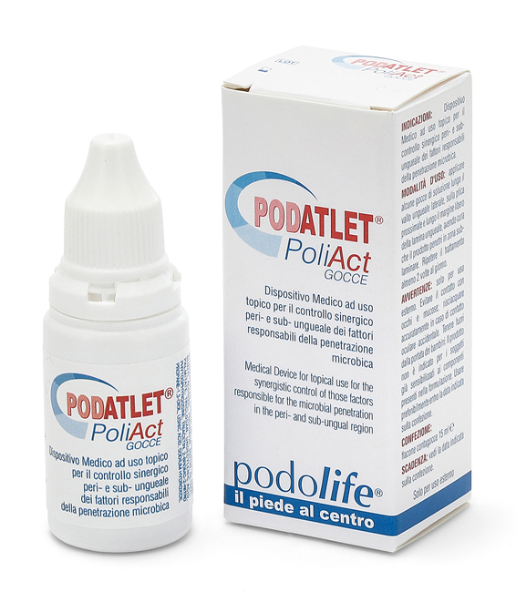 Podatlet Poliact Gocce - Trattamento Onicomicosi Unghie - 15 ml