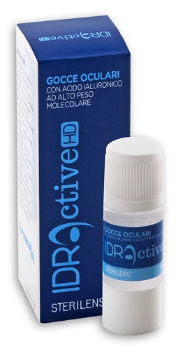 GOCCE OCULARI A BASE DI ACIDO IALURONICO AD ALTO PESO MOLECOLARE STERILENS IDRACTIVE HD 10 ML