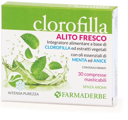 Clorofilla Integratore per Alitosi 30 Compresse
