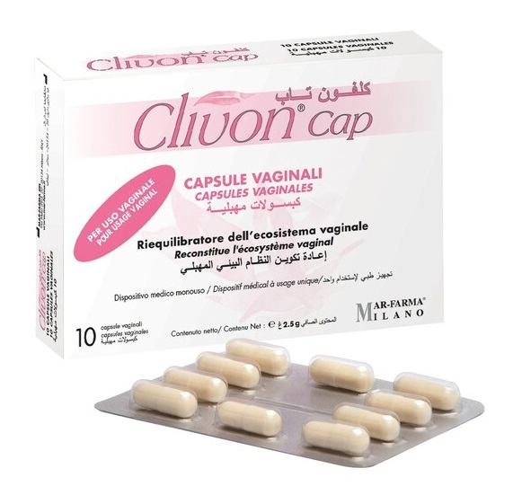 CLIVON TAB 10 CAPSULE VAGINALI