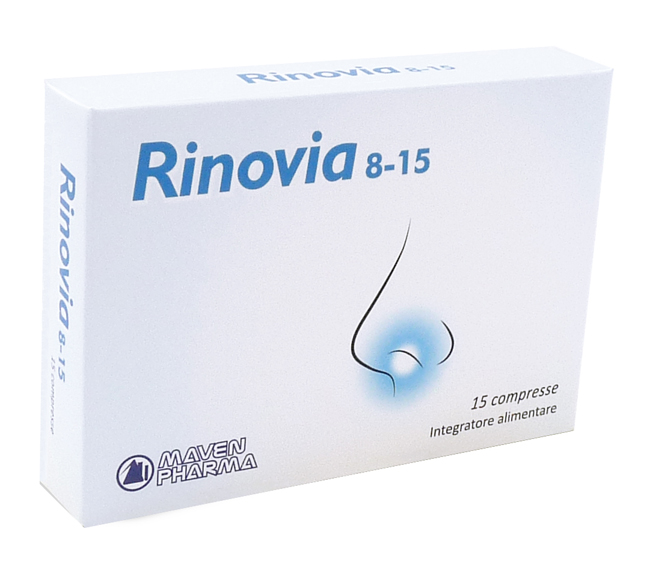 Rinovia 8-15 Integratore per Vie Respiratorie 15 Compresse