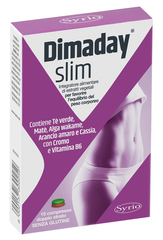 Dimaday Slim - Integratore per l'Equilibrio del Peso - 15 Compresse
