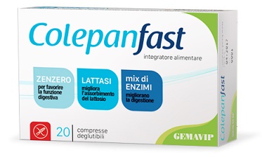 Colepanfast Integratore Digestivo 20 Compresse