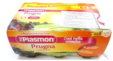 PLASMON OMOGENEIZZATO PRUGNA 6 X 104 G