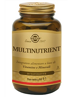 Solgar Multinutrient - Integratore Multivitaminico - 30 Tavolette